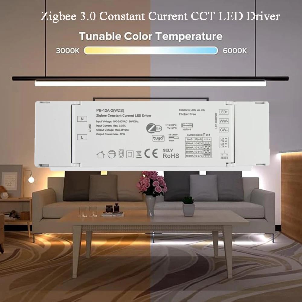 Zigbee 3.0  CCT LED ̹,     ġ, TUYA   Ʈ ,  ÷ LED  